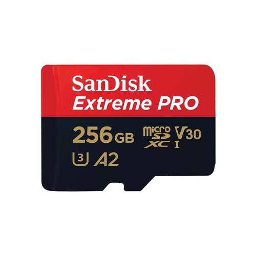 SanDisk Extreme PRO 256 GB MicroSDXC UHS-I Class 10 - SDSQXCD-256G-GN6MA