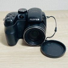FUJIFILM FinePix S1500 Digital Camera Tested 12x Zoom Black Used Condition