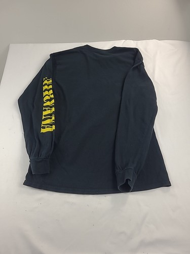 Nirvana Crop Graphic T-shirt Black Long Sleeve Sz M - Picture 13 of 18