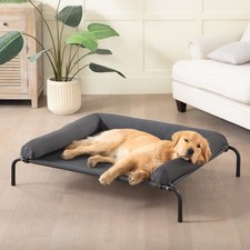 WESTERN HOME Cooling Elevated Dog Bed for Large Dogs, Portable Indoor Outdoo...