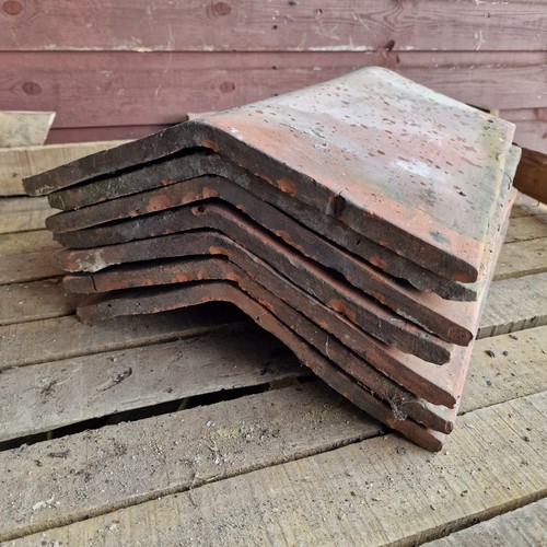 3no Reclaimed Clay Valley Roof Tiles | 16.25" x 14" - Picture 3 of 9
