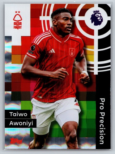 Taiwo Awoniyi Pro Precision Topps Premier League 2025/2026 Forest 25/26 # 415 - Picture 1 of 2