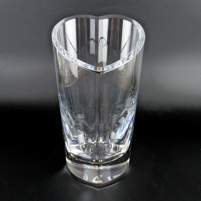 Orrefors Glas Vase Serie My Heart Lars Hellsten Design signiert Sweden 19,5cm