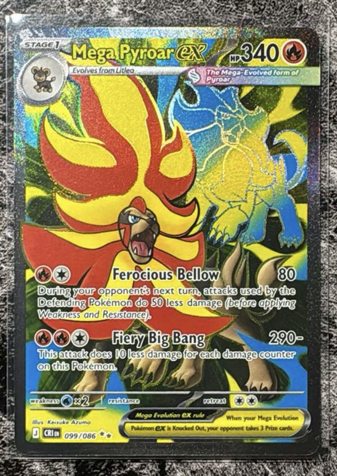 097/083 Mega Pyroar ex M4: Ninja Spinner