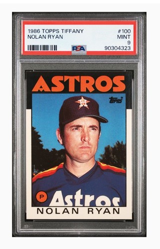 1986 Topps TIFFANY #100 Nolan Ryan🏆PSA 9🏆-Centered-
