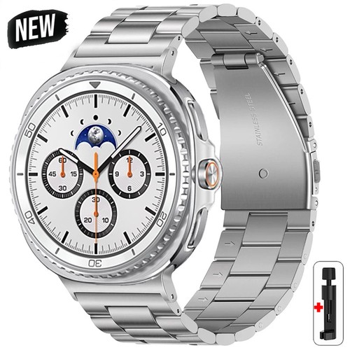 No Gaps Stainless Steel Band For Samsung Galaxy Watch 8 40/44mm 8 Classic Ultra2 - 第 1/27 張圖片