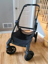 Baby Jogger City Select LUX stroller FRAME  + basket + set of 4 wheels GOOD COND