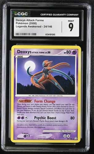 Deoxys Attack Forme graded CGC 9 for sale on eBay
