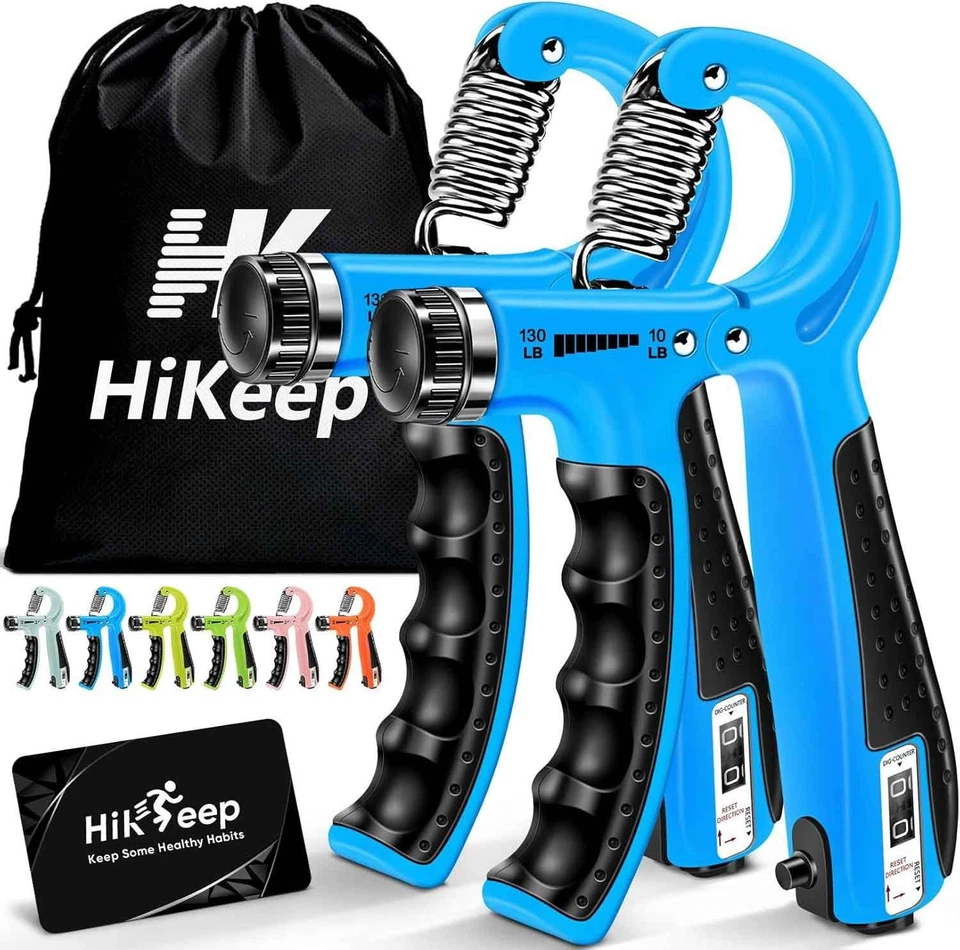 2 Fortalecedor de Agarre de Mano Entrenador de Potencia Agarre Fuerza Ajustable Gimnasio Ejercitador Foto 2 de 4