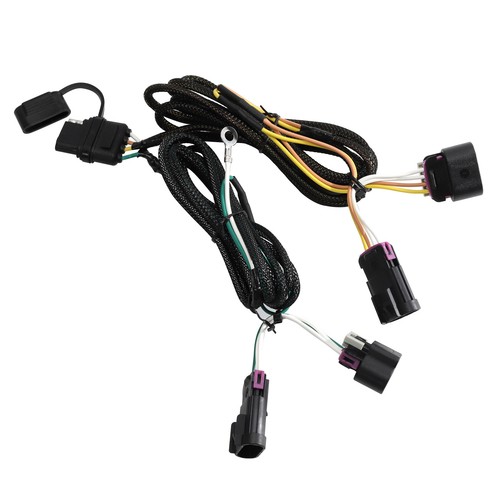 For 2010-2017 GMC Terrain/Chevrolet Equinox Trailer Hitch Wire Custom 4-Way Flat - 第 3/7 張圖片