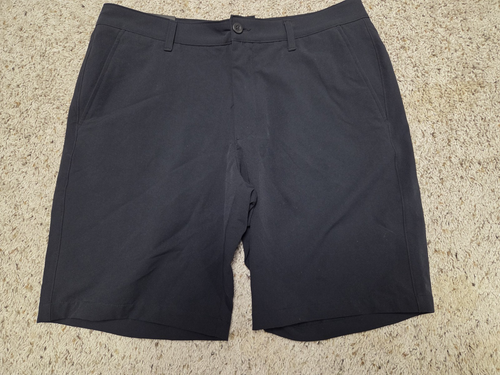 UNDER ARMOUR NWT MEN GOLF CHINO SHORTS SZ 38-10" INSEAM BLACK FLAT FRONT 1350071