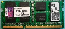 Kingston KTH-X3B/8G 8GB DDR3-1333Mhz PC3-10600 SODIMM Memory Module RAM