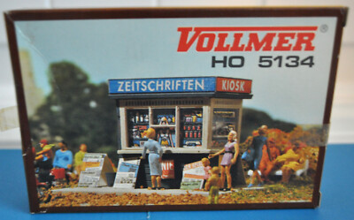 Vollmer HO 5134 Kit for Newspaper / Food Kiosk - New in Package
