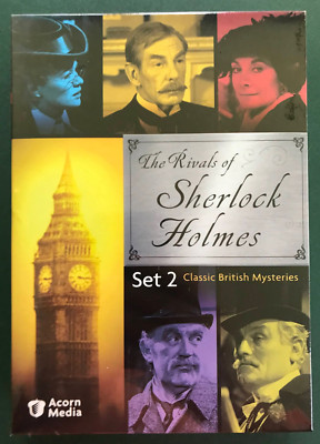 Rivals of Sherlock Holmes, Set 2 (4 DVDs + Slipcover) MINT, SEALED, Ohio seller