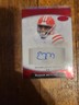 2021 Sage Elijah Mitchell Autograph San Francisco 49ners Running Back 