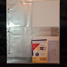 Hallmark Large 2 Pocket Pages 8 packs AR1738 NIP Stories CD Holder DVD 5x5 Photo