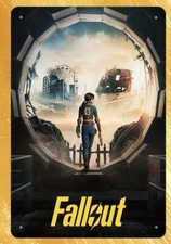 Fallout-Themed Metal Wall Art Sign for Man Cave, Bar, or NEW - 8x12 Inch