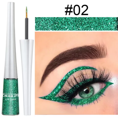 Matita eyeliner colorata 24 ore liquido alto pigmento lunga durata eye liner penna gel - Foto 98 di 110