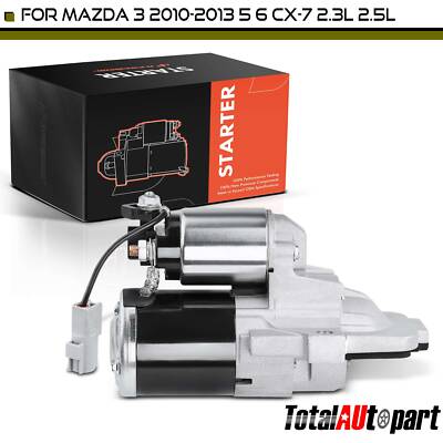 New Starter for Mazda 3 10-13 5 12-13 6 CX-7 1.4 KW 12 Volts Clockwise 11 Teeth