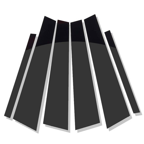 For BMW 5 Series 528i 535i 550i 2011-2017 Glossy Black Pillar Post Window Trim - Picture 2 of 8