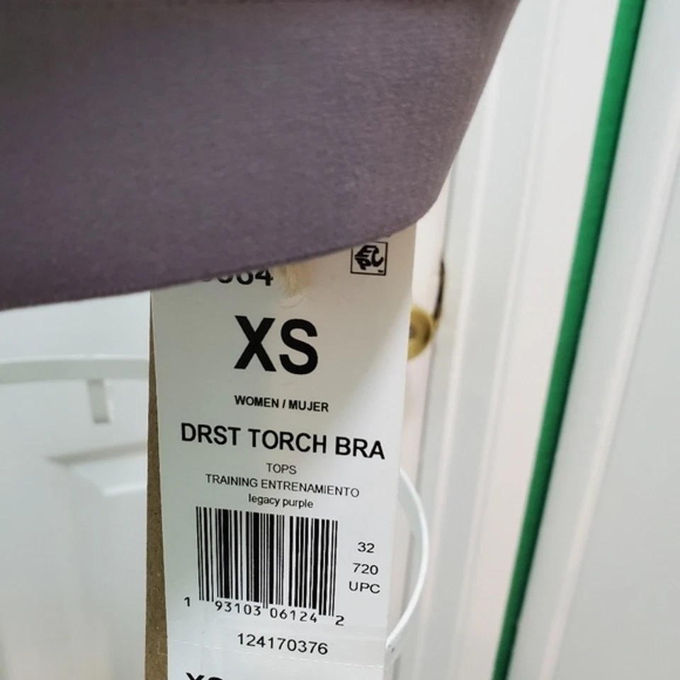 Sujetador deportivo Adidas Legacy púrpura talla XS NUEVO CON ETIQUETAS Foto 4 de 4