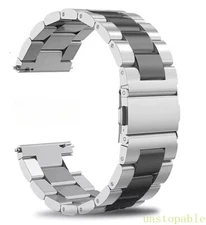 18/20/22/24mm Metal Watch Band Strap Replacement Stainless Steel Wrist Bracelet