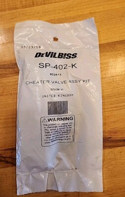 #ad #ad NEW DeVilbiss SP 402 K CHEATER VALVE ASSY KIT 802513 $55.00