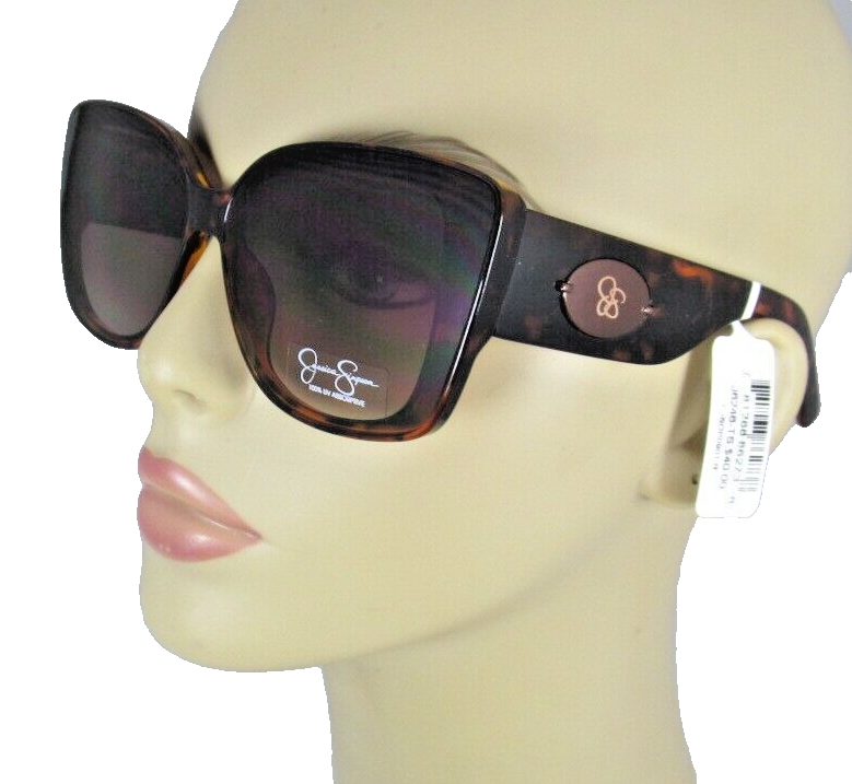 Jessica Simpson Oversized Cat Eye Tortoise Shell Sunglasses
