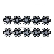 20PCS 1W 3W 5W 20MM High Power LED Universal Aluminum Plate Heat Sink Black-