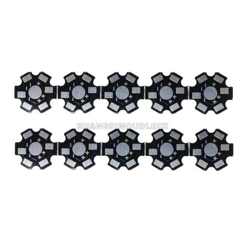 20 Stück 1W 3W 5W 20mm High Power LED Universal Aluminium Platte Kühlkörper Schwarz - - Bild 1 von 7