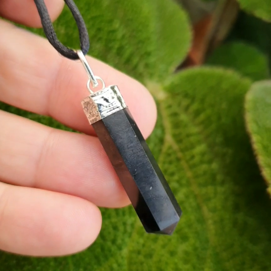 Ciondolo Di Shungite Con Incisione Albero Della Vita | Pietra 3 X 0,3 - Foto 5