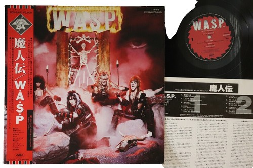W.A.S.P. wasp Orig 1984 self-titled LP w I Want To Be Somebody +