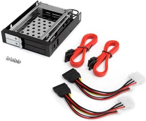 Dual 2.5” SSD/HDD SATA Backplane Enclosure - Tray-Less & Key Lock Feature - Photo 10/11