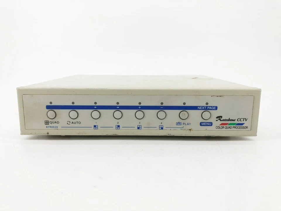 Rainbow CCTV Model QPCF Color Quad Processor 12VDC - Image 3 of 4