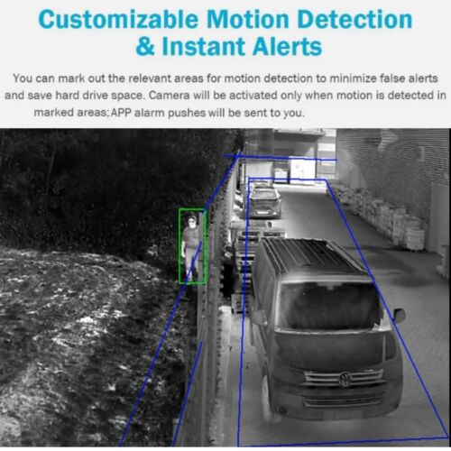 SISTEMA DE CÁMARA CCTV 5MP 4/8/16 CANALES DVR EXTERIOR VISIÓN NOCTURNA KIT DE SEGURIDAD PARA EL HOGAR - Imagen 10 de 27