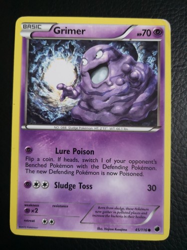 Grimer 45/116 Plasma Freeze MINT Condition