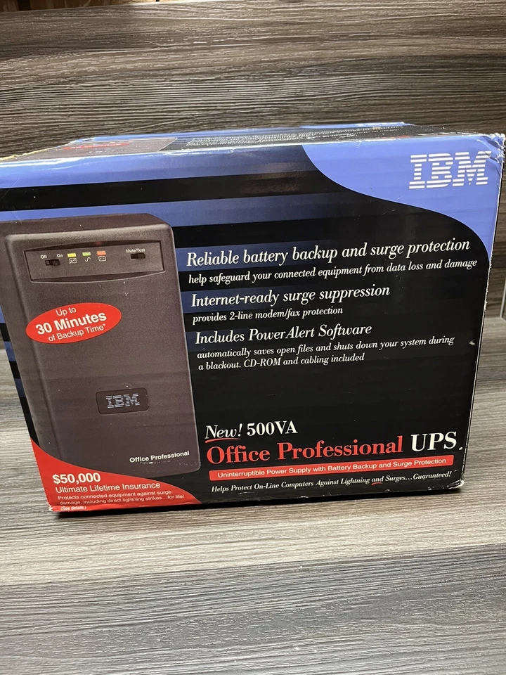 IBM Office Professional UPS 500VA *NEW* - Image 2 of 4