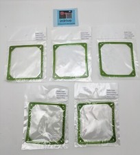 5-Pack: NEW Lamptron UV Sensitive Green Noise  Anti-Vibration Pad for 92mm Fan