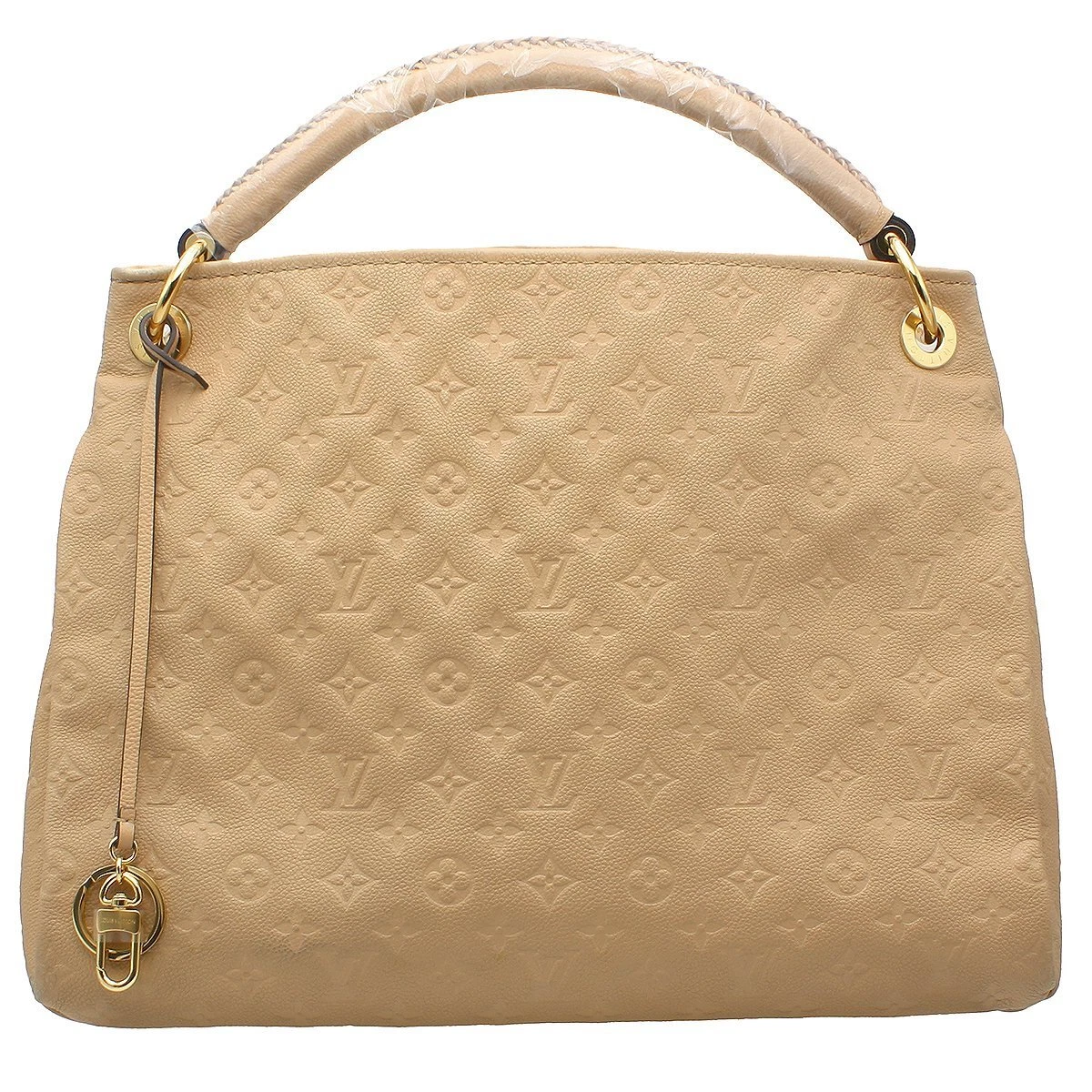 LOUIS VUITTON Artsy MM Empreinte Leather Hobo Bag Dune