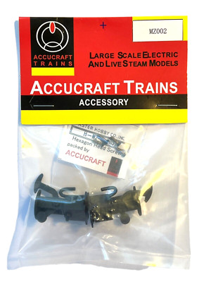 Accucraft UK  MZ-002 Round Head Chopper Couplings, Pair / UK Kupplungen, Paar