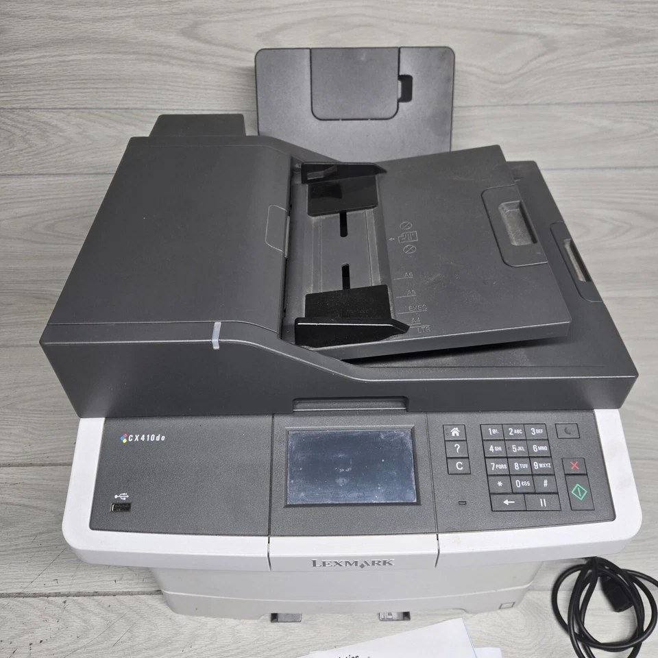 Lexmark CX410de All-In-One Color Laser Printer Scanner 38680 Page Count - Image 4 of 4