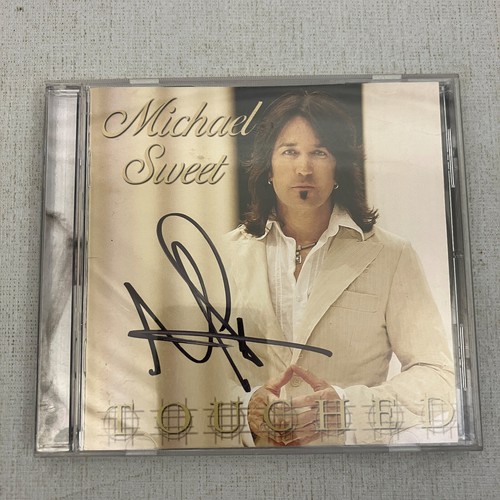 SIGNED INSERT Michael Sweet Touched CASE ONLY NO DISC Self Released Album
