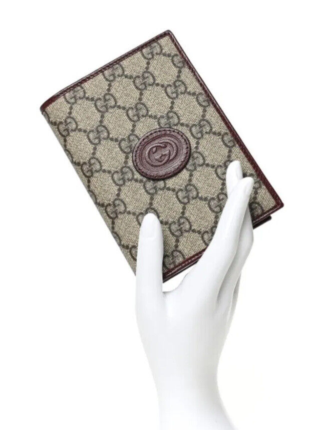 GG passport case with Interlocking G