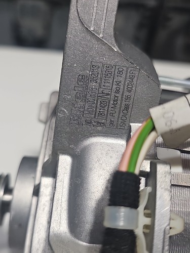 MIELE WKF130 washing machine motor -19-629 - Picture 4 of 6
