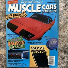 MUSCLE CARS OF THE '60s '70s LEGEND SERIES SUMMER 1989