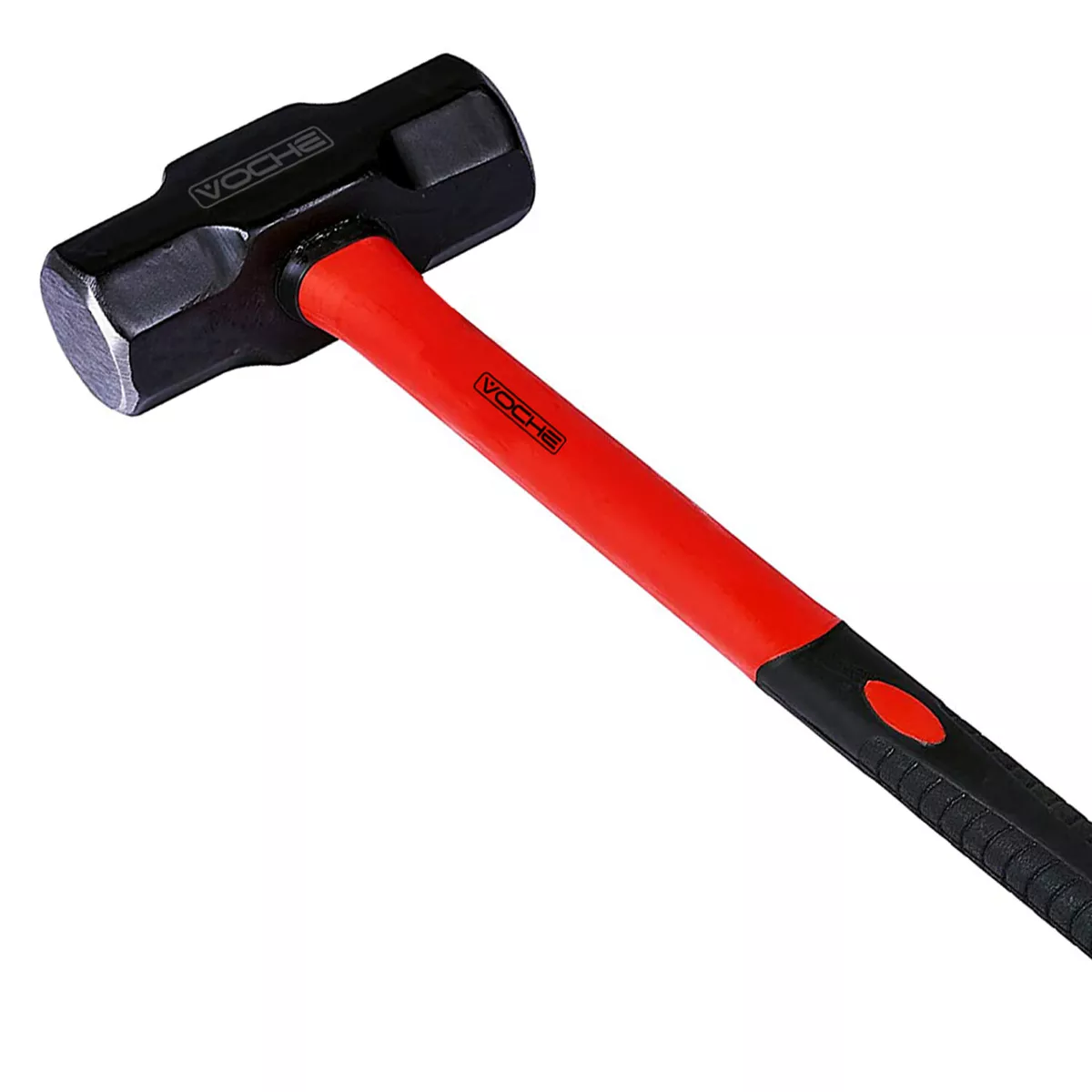 VOCHE 14lb SLEDGE LUMP HAMMER FIBREGLASS SHAFT RUBBER GRIP HANDLE SLEDGEHAMMER