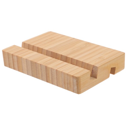 Multi-function Phone Cradle Desk Wood Phone Stand Home Bedroom - 第 4/12 張圖片