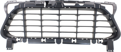 Fits CAYENNE 11-15 FRONT BUMPER GRILLE, Textured Black, w/o Adaptive Cruise Cont