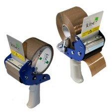 BROWN TAPE Parcel Packaging DIY warehouse PACKING + Optional Tape Dispenser 