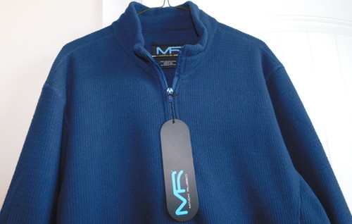 Suéter Mack Russo AZUL AZULADO OSCURO forrado en lana talla XL NUEVO CON ETIQUETAS - Imagen 4 de 6